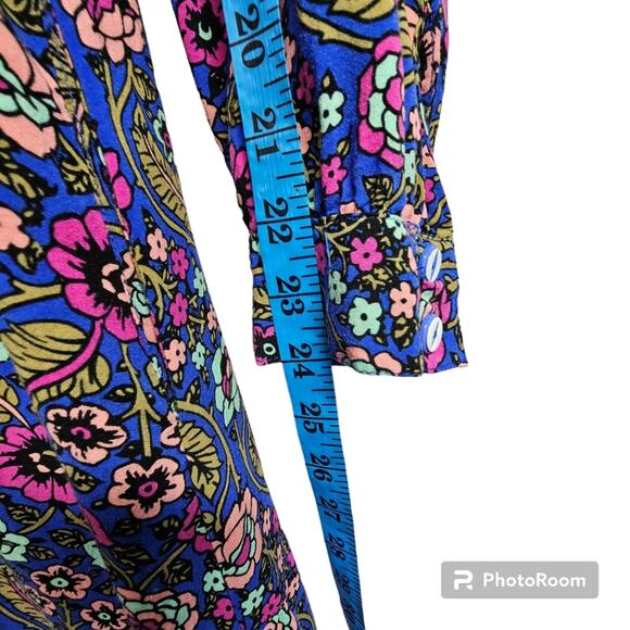 MATILDA JANE Thoughts and Dreams High-Low Purple Floral Dress Crochet Tr… - Picture 10 of 11